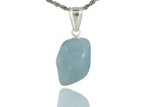 Silberanhänger mit Aquamarin