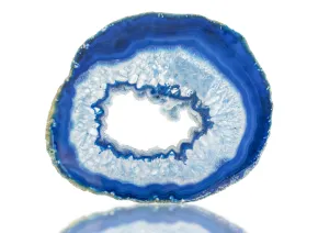 Blauer Achat-Scheibe Extra
