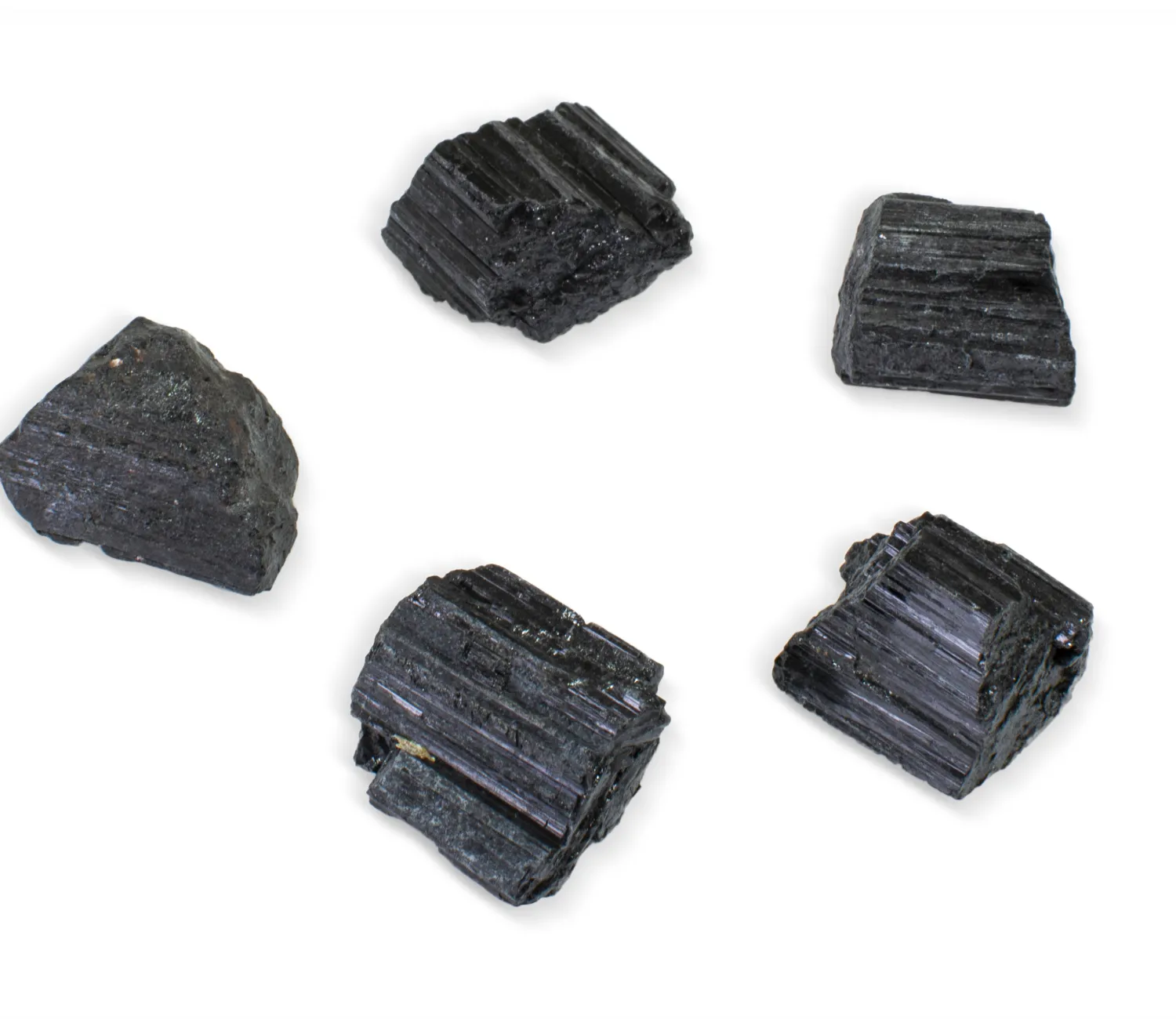 Unbearbeiteter schwarzer Turmalin