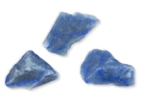 Blauer Quarz roh