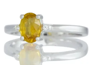 Ring mit Gelbem Saphir