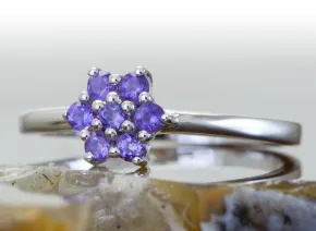 Silberring mit Amethyst