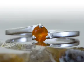 Silberring mit Karneol