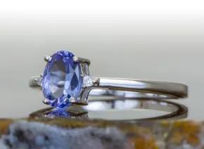 Silberring mit Tansanit