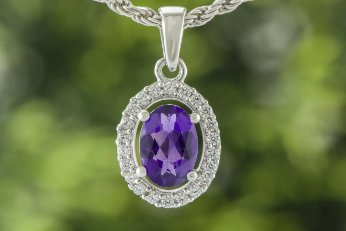 Anhänger mit Amethyst