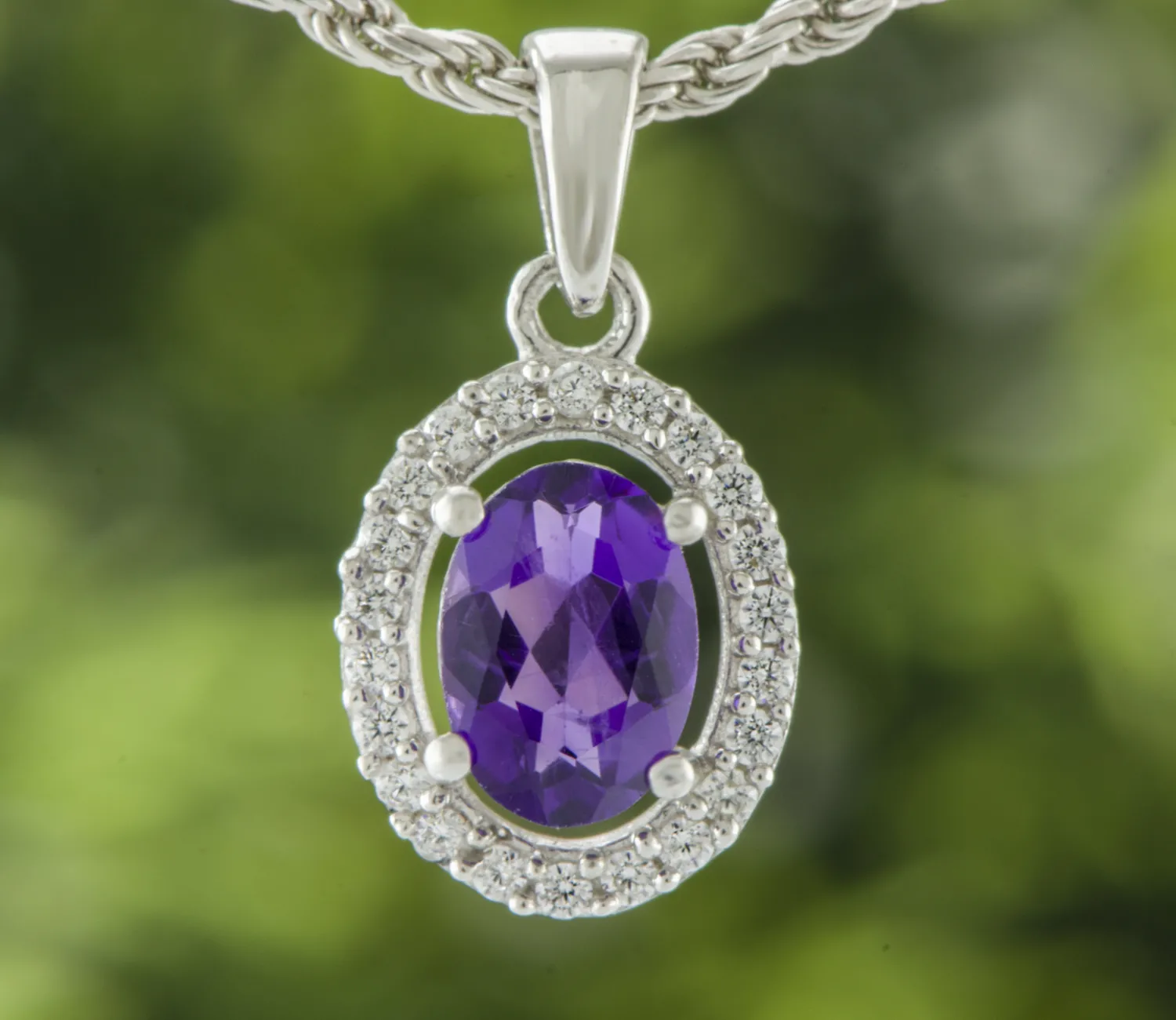 Anhänger mit Amethyst
