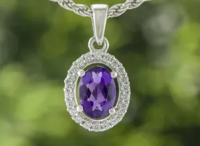 Anhänger mit Amethyst