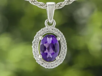 Anhänger mit Amethyst