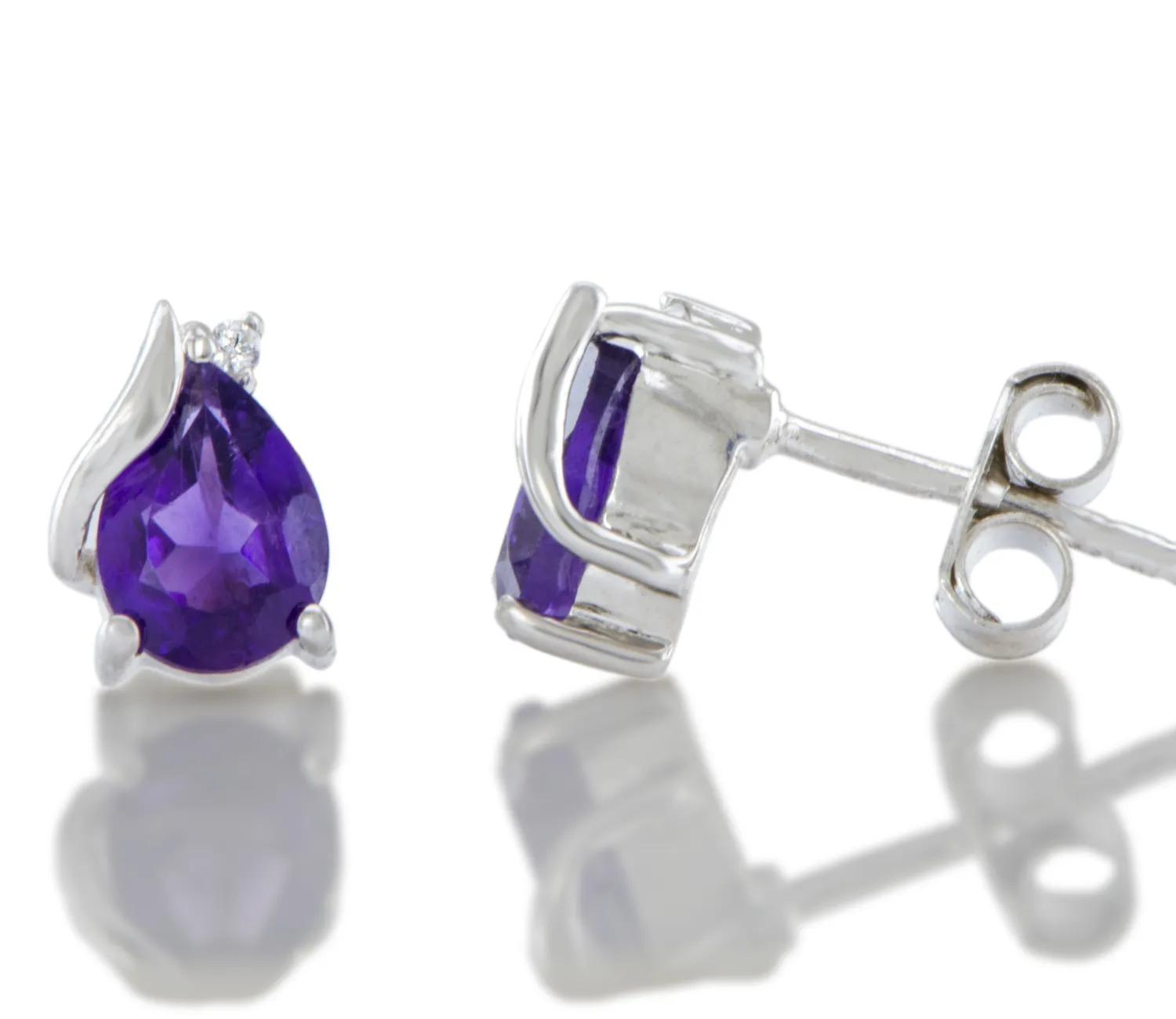 Ohrringe mit Amethyst