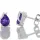 Ohrringe mit Amethyst