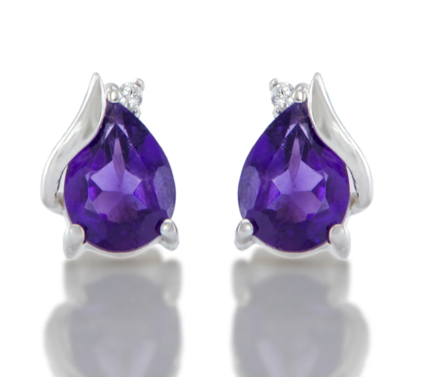 Ohrringe mit Amethyst