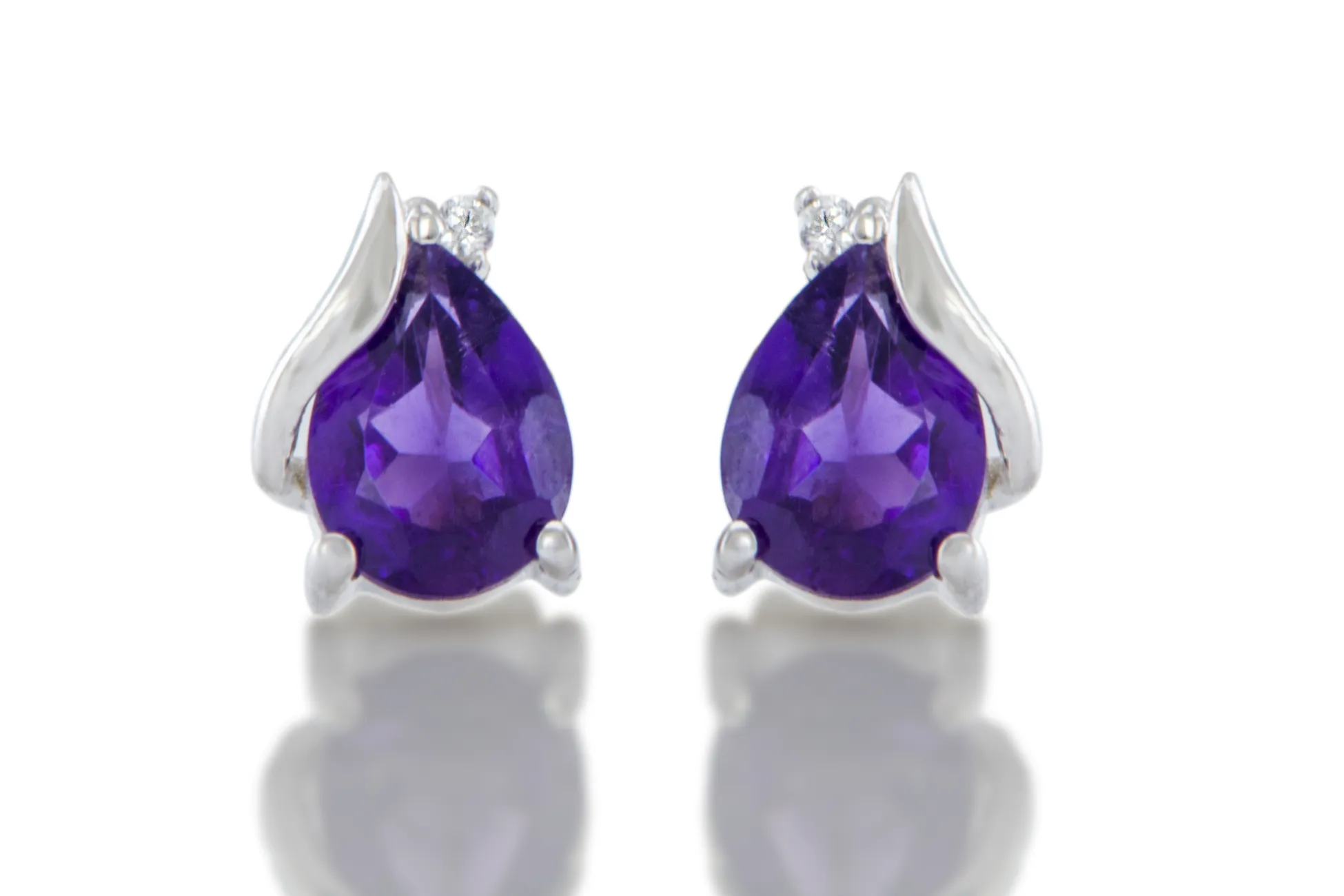Ohrringe mit Amethyst
