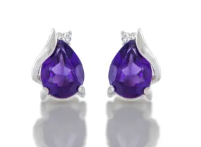 Ohrringe mit Amethyst