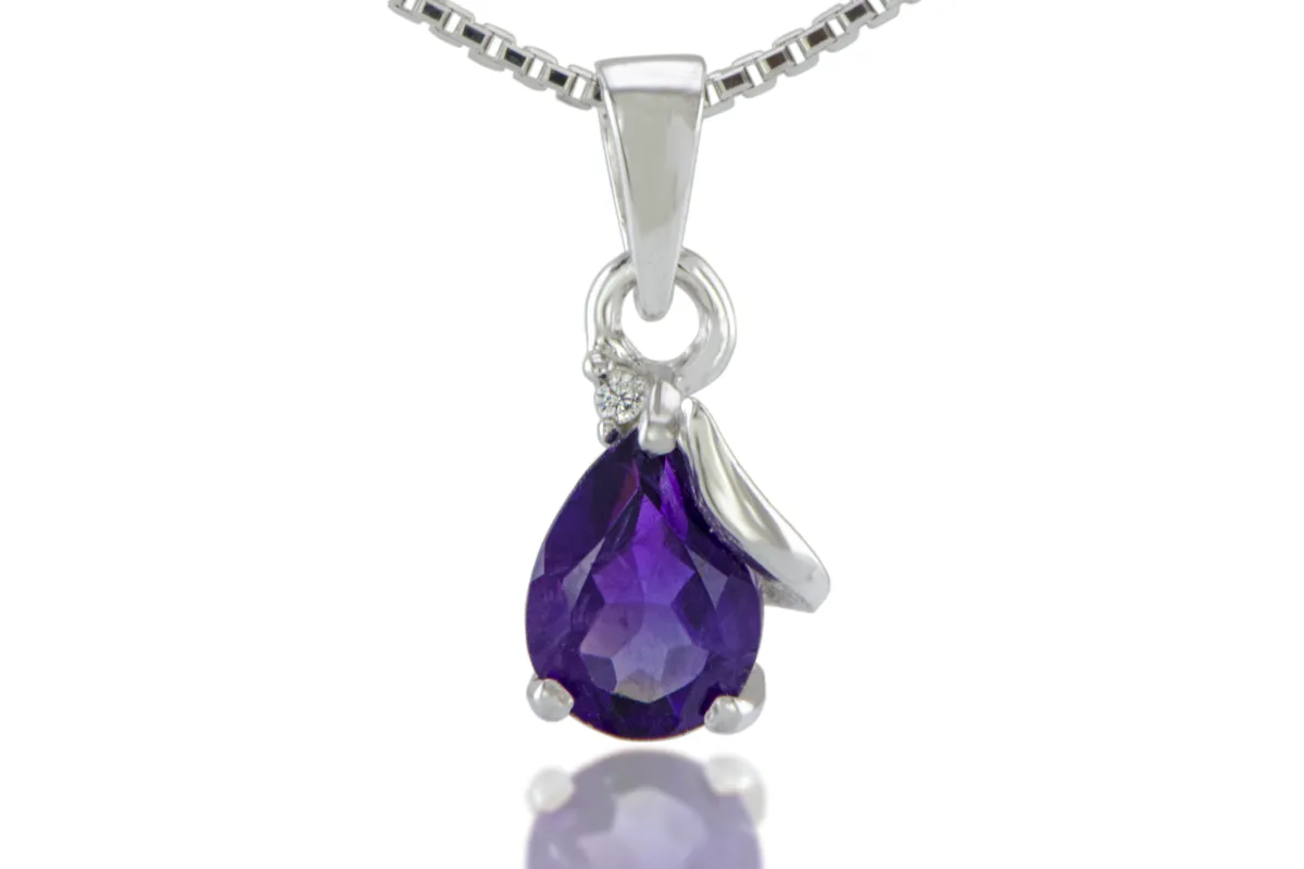 Silberanhänger mit Amethyst