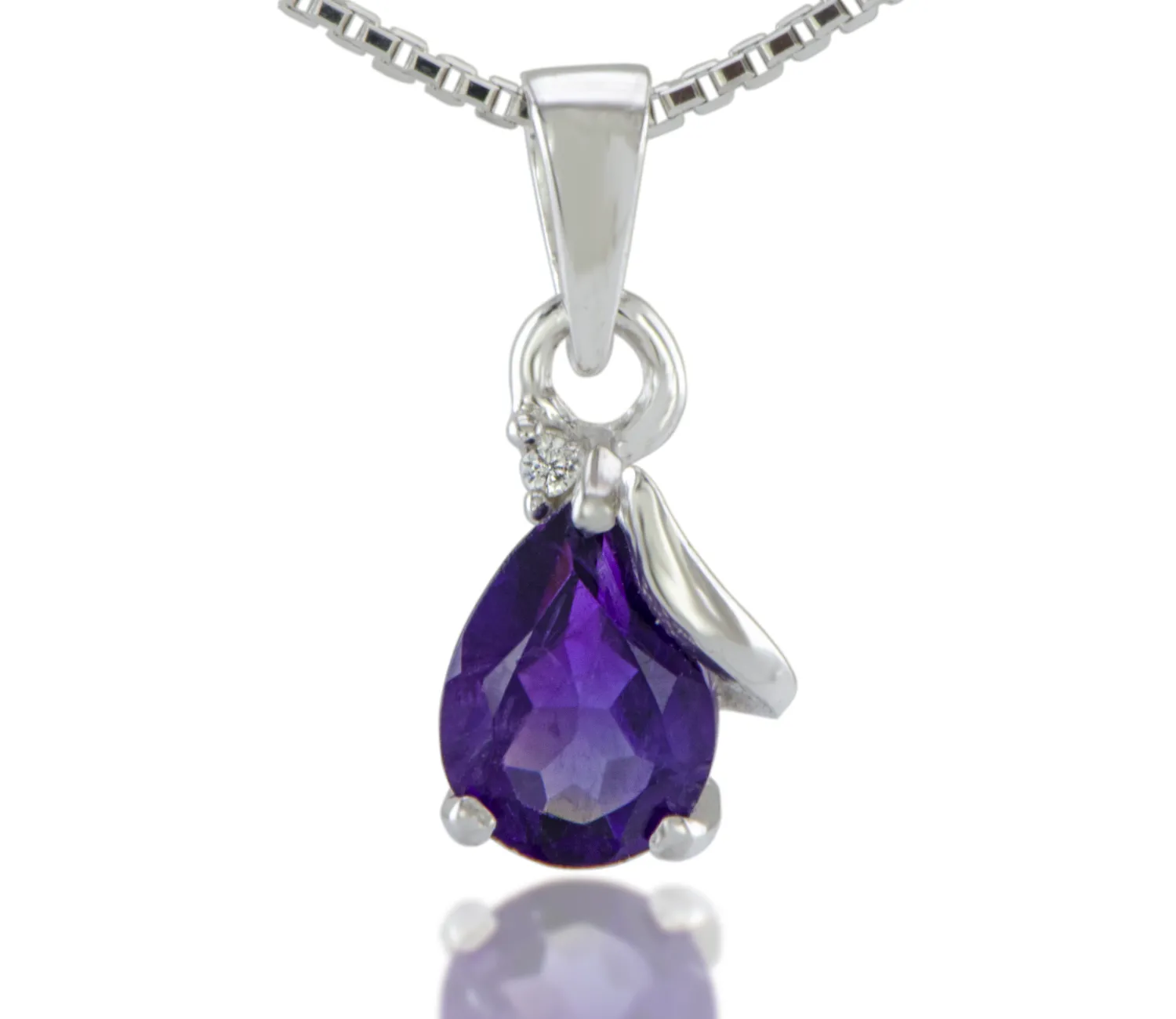 Silberanhänger mit Amethyst