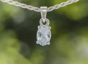 Anhänger mit Aquamarin