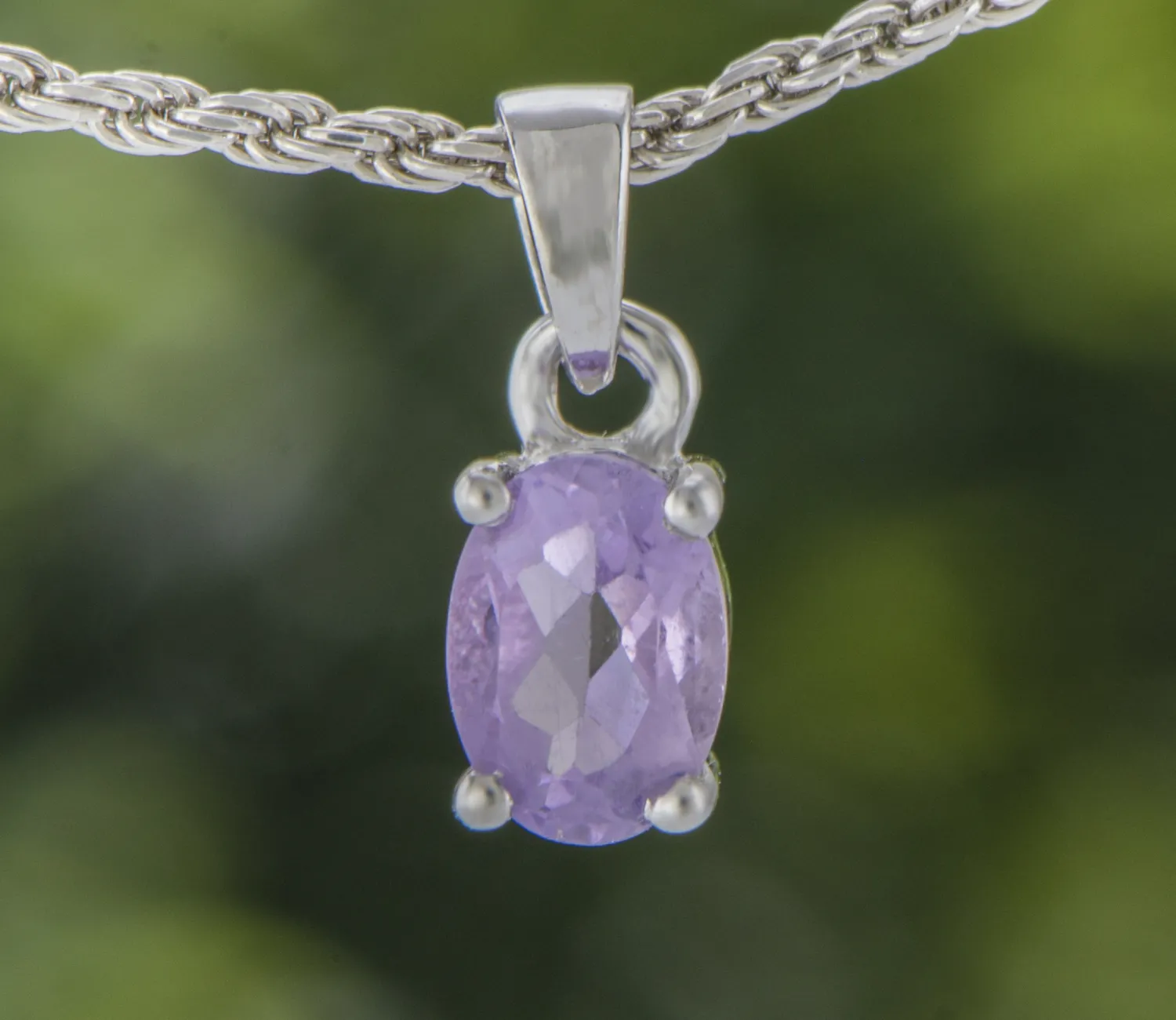 Anhänger mit Lavendelamethyst