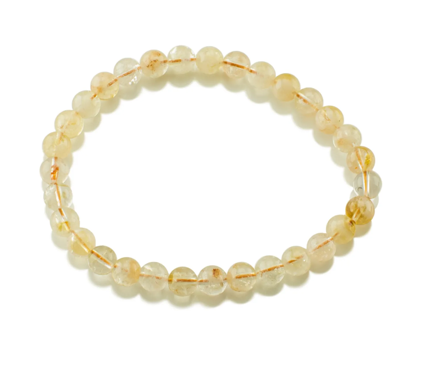 Armband mit Citrin 6mm