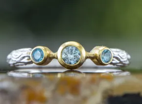 Ring mit Blauem Topas