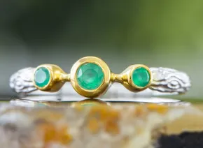 Ring mit grünem Achat