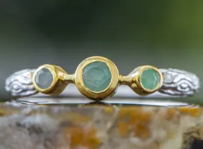 Ring mit Smaragden