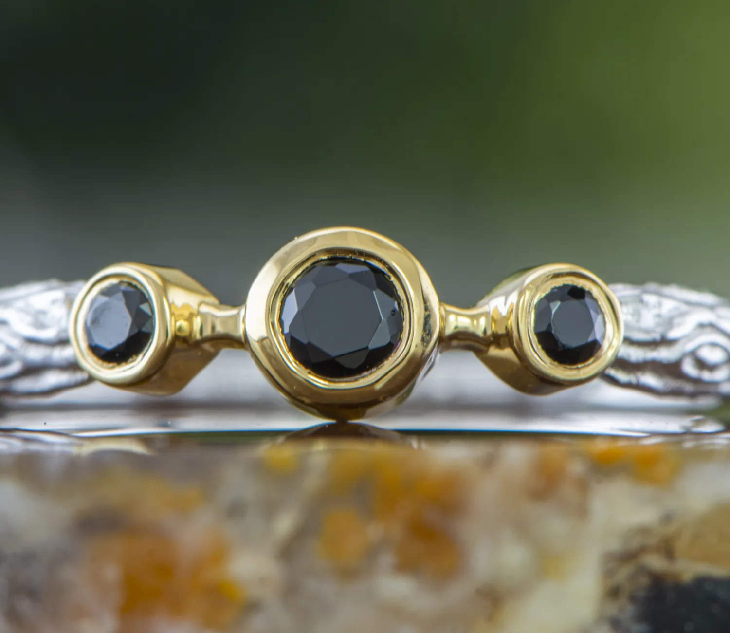 Silberring mit Onyx