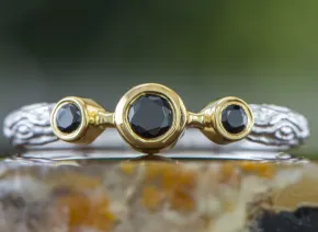 Silberring mit Onyx