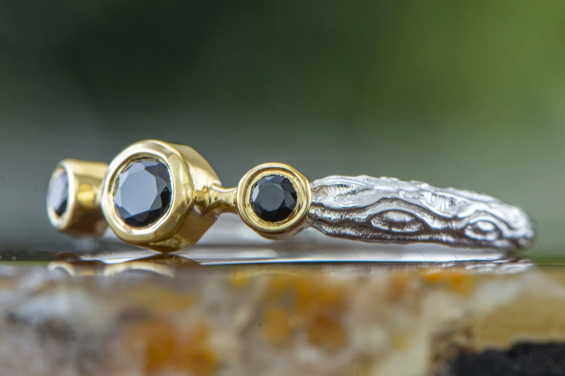 Silberring mit Onyx