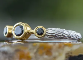 Silberring mit Onyx