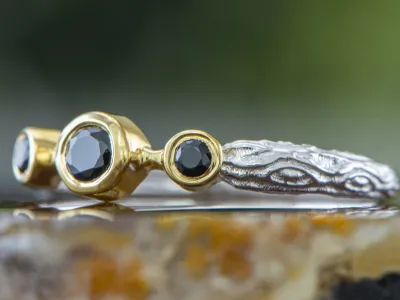 Silberring mit Onyx