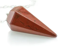 Pendulum aus rotem Jaspis