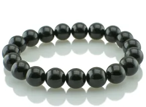 Schwarzer Turmalin Armband 10mm