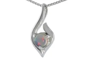 Silberanhänger mit Opal