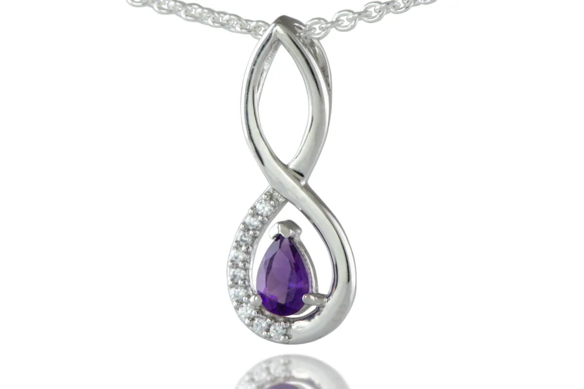 Silberanhänger mit Amethyst