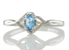 Ring mit Blauem Topas