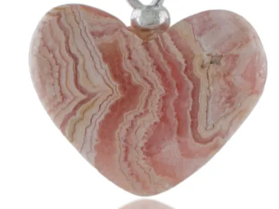 Herz aus Rhodochrosit