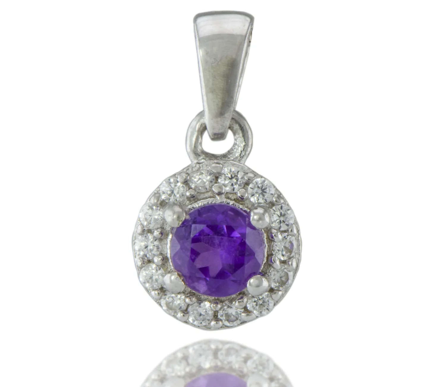 Silberanhänger mit Amethyst