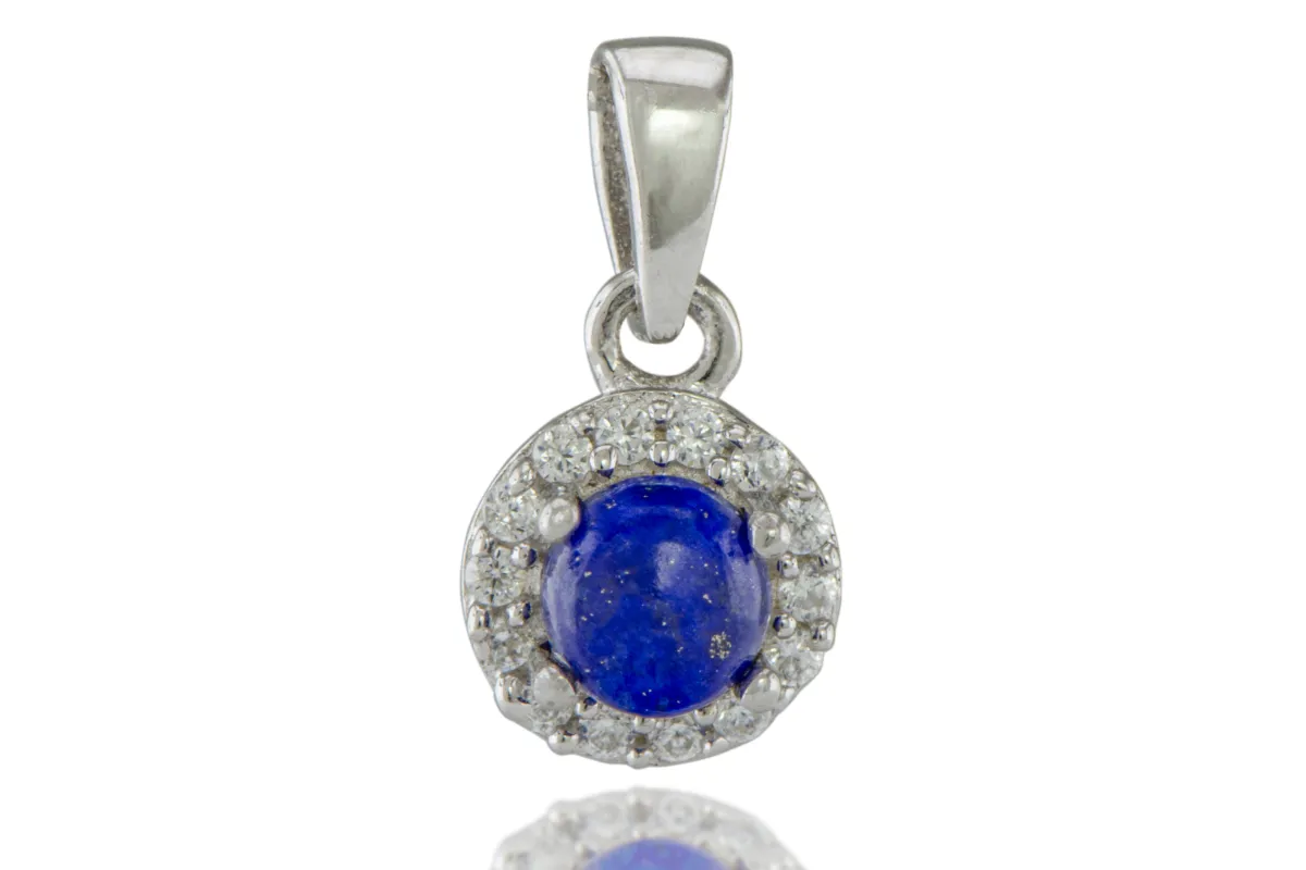 Silberanhänger mit Lapislazuli