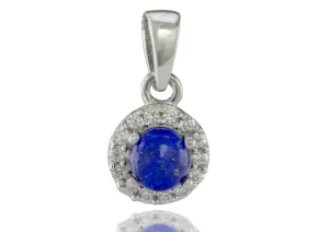 Silberanhänger mit Lapislazuli