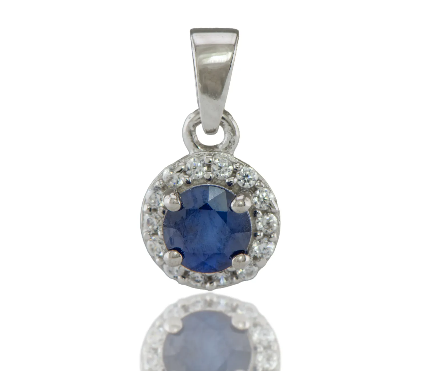 Blauer Saphir Anhänger