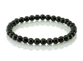 Armband aus schwarzem Obsidian