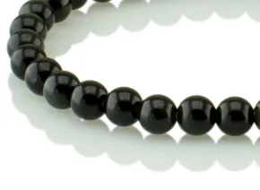 Armband aus schwarzem Obsidian