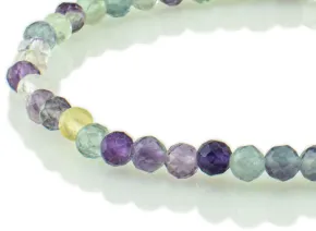 Armband aus buntem Fluorit