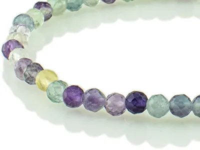 Armband aus buntem Fluorit