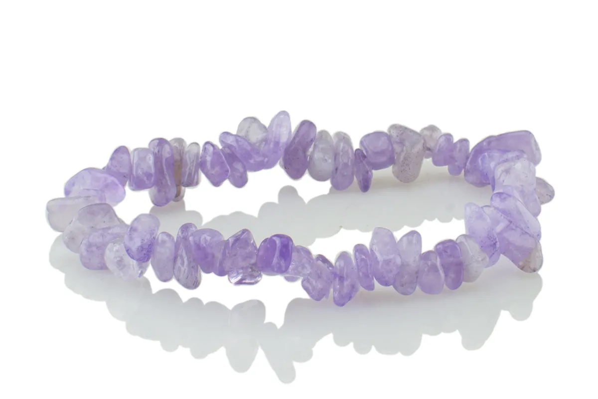 Armband aus Lavendel-Amethyst