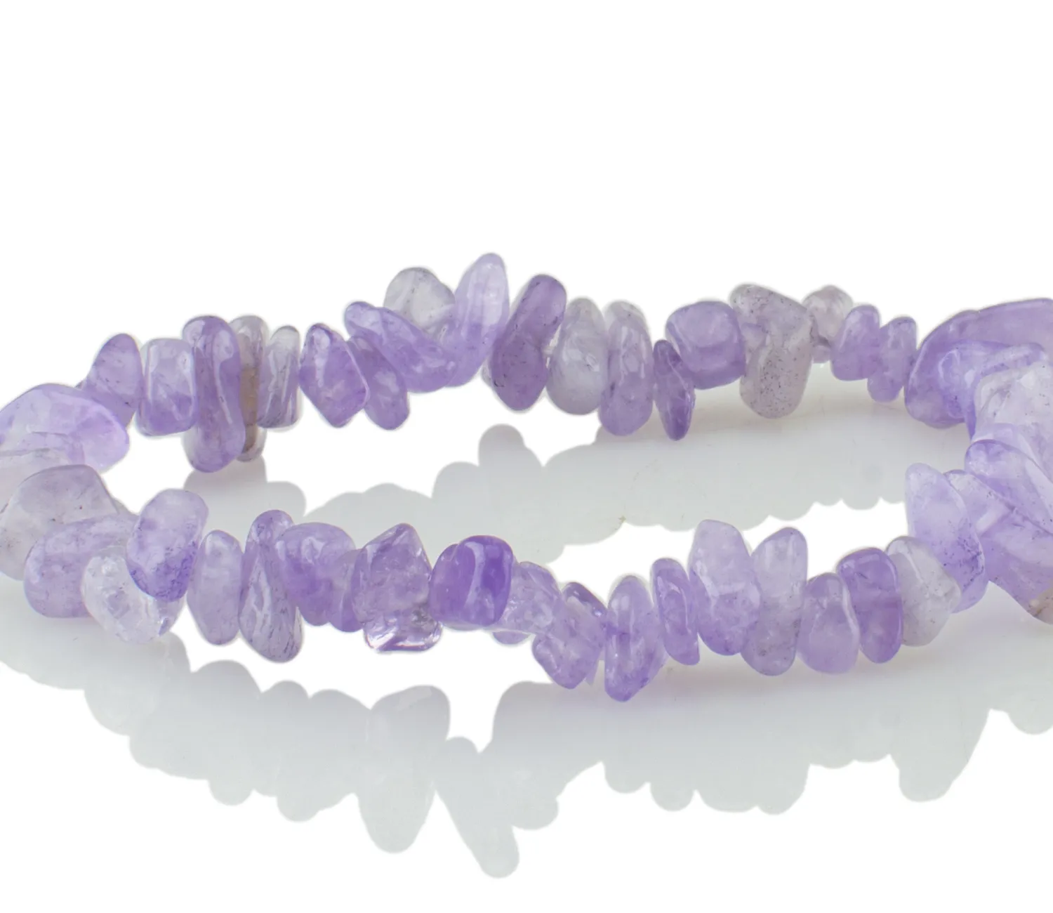 Armband aus Lavendel-Amethyst