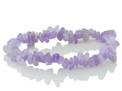 Armband aus Lavendel-Amethyst