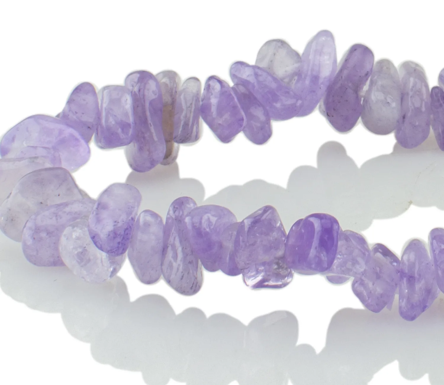 Armband aus Lavendel-Amethyst
