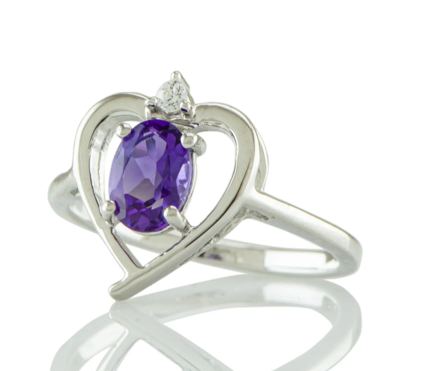 Ring mit Amethyst
