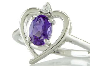 Ring mit Amethyst